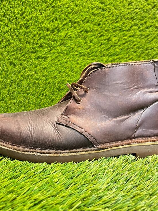 Clarks Bushacre 2 Mens Size 9 Brown Classic Outdoor Leather Ankle Chukka Boots main image 8